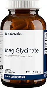 [BRSWIYILBJ5RSC32] Metagenics Mag Glycinate - Highly Absorbable Magnesium - Magnesium Glycinate for Nervous System Support* - Gluten-Free - Non-GMO - Vegetarian - 120 Tablets
