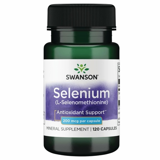 [BRSWIYT7PMNBKFDK] Swanson Semsc Selenium 200 mcg 120 Capsules