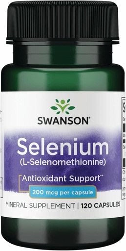 [BRSWIYT7PMNBKFDK] Swanson Semsc Selenium 200 mcg 120 Capsules