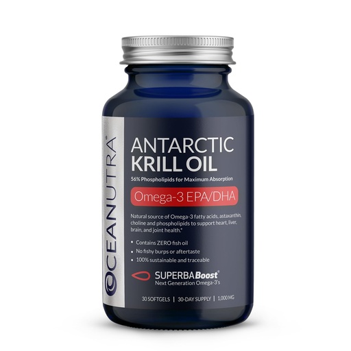 [BRSROFDRDEORGCLU] 100% Pure Krill Oil 1000mg, Omega 3, Highest Concentration 56% Phospholipids, Choline & Astaxanthin, Sustainable Antarctic SuperbaBoost, DHA, EPA, Heart, Brain, Eye & Skin Care, No Fish Oil