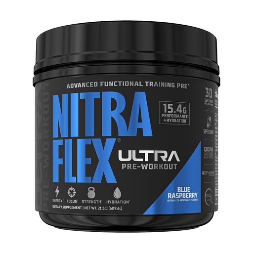 [BRSRA235BUJQGG35] GAT SPORT Nitraflex Ultra Pre-Workout Supplement (30 Servings, Blue Raspberry)
