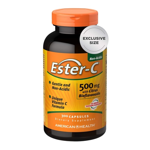 [BRSWYAQ6OQCQO23J] American Health Ester-C 500 mg with Citrus Bioflavonoids Capsules, 300 Count