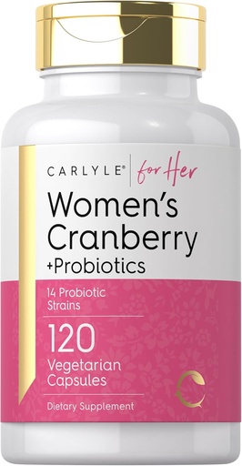 [BRSRMFQZCUFQKC3K] Carlyle Women's Cranberry Plus Probiotiká 