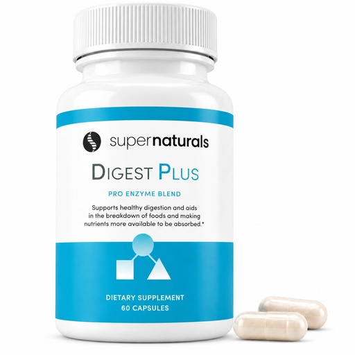 [BRSRMCQ6CANROG3V] Digest Plus, Gut Health for Men, Digestion Supplement, Digestive Enzymes, Gut Health for Women, Gas & Bloating Relief, Premium Gut Healths Supplement, 60 Caps