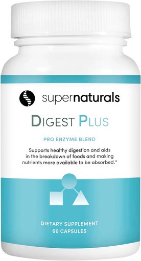 [BRSRMCQ6CANROG3V] Digest Plus, Gut Health for Men, Digestion supplement, Digestive Enzymes, Gut Health for Women, Gas &apos; Bloating Relief, Premium Gut Healths supplement, 60 Caps