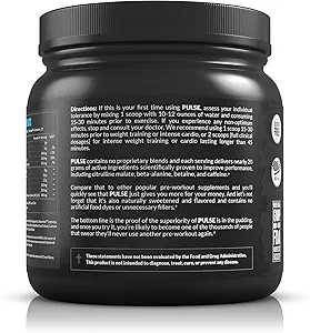 [BRSWIAADCYGA4HTC] LEGION Athletics Pulse Pre-Workout Supplement - Smooth Energy Rush