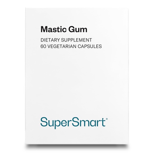 [BRSWIHQZBEBRUGT4] Supersmart Mastic Gum Supplement 2000mg per Day - Natural Mastic Tree Extract for H. Pylori | Non-GMO & Gluten Free - 60 Vegetarian Capsules