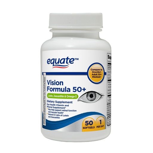 [BRSRO235A4DROF3H] Convergence Vision Formula 50+ Soft gels Dietary Supplement, 50 Count