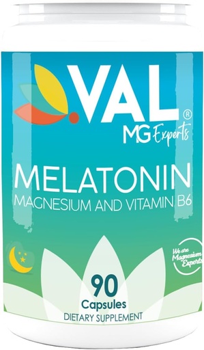 [BRSROBAKC4MQIFA7] VAL Mg chuyên gia Melatonin 3mg với vitamin B6 & Manesium giúp đỡ giấc ngủ 90-day