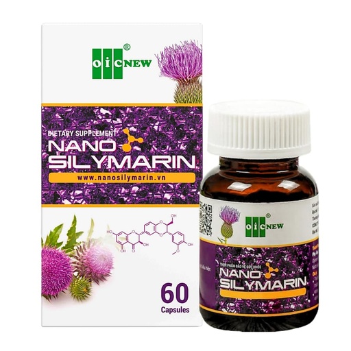 [BRSRAYL7CIMBE2QV] Nano Silymarin - 60 Capsules - Liver Health Support and Stabilize Liver Cell - Nano Technology Increases Absorption Up to 99.9%