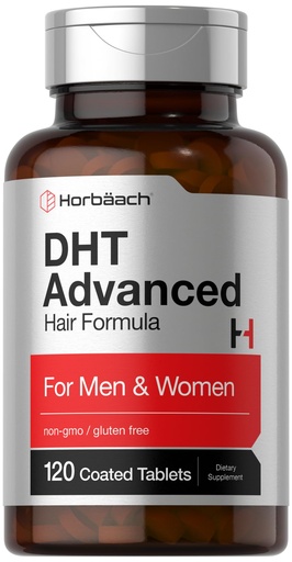 [BRSWYEADOUCAKFD4] Horbäach DHT Advanced Hair Formula | 120 Tablets | Non-GMO and Gluten Free Hair Formula Blend with Saw Palmetto, Kudzu, and Fo-Ti