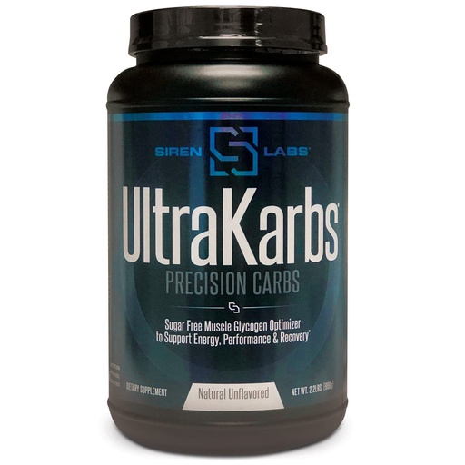 [BRSWICT5DF7RKHD6] Siren Labs Ultra Karbs Mass Gainer Post Workout Muscle Builder Healthy Carb Loading - Carbohydrate Blend with KarboLyn - More Energy, Faster Recovery - Weight Gainer for Men (40 Servings)