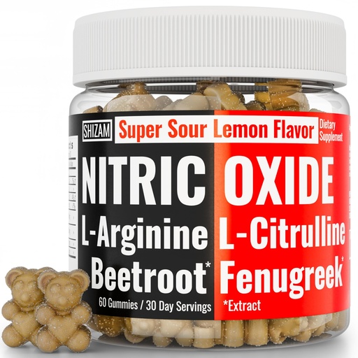 [BRSRMC34OR7RGGTZ] SHIZAM Beets Fenugreek Super Nitric Oxide Gummies w L-Arginine L-Citrulline, Beet Root Chews Chweable Chewables Capsules Pills Supplement Supplements Alt, Bootroot Flow Adults Men Beats
