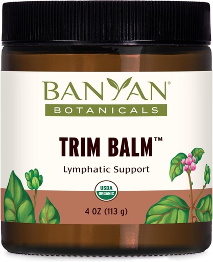 [BRSWI2YQBYAAMHLA] Banyan Botanicals Trim Balm - 인증 된 유기, 4 온스 - Chitrak 및 Guggulu 증가 대사