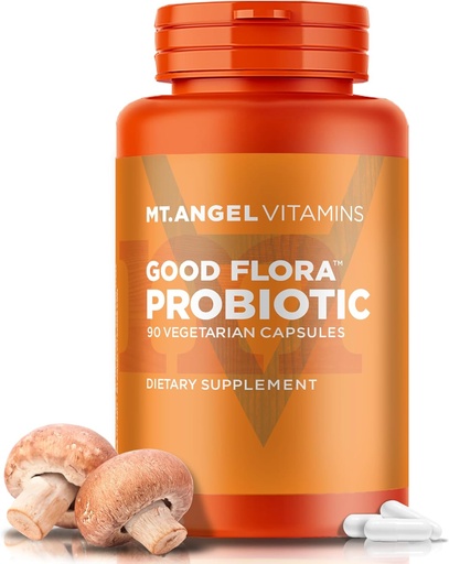 [BRSWKFQYO56BUHLG] Mt. Angel Vitamins - Good Flora Probiotic, Supports Healthy Digestion and Bacteria (60 Vegetarian Capsules)