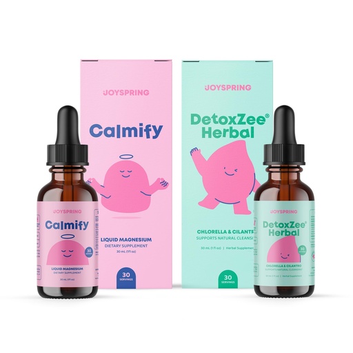 [BRSRAGTQAECBYHI6] JoySpring Magnesium Citrate Liquid & Magnesium Glycinate and Herbal Detox and Cleanse for Kids