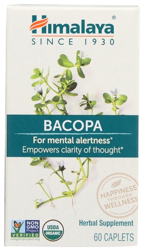 [BRSWY2YFBAIRMGT6] Himalaya Herbal Healthcare Bacopa - 60 Vegetarian Caplets