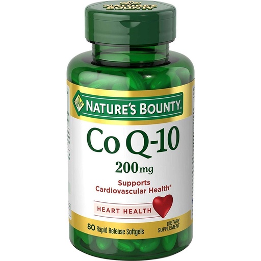 [BRSWGHQKCR7GGYDF] Nature's Bounty Co Q-10 Extra Strength 200 mg Softgels 80 ea (Pack of 3)