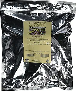 [BRSWIYANDMOQYCDU] Starwest Botanicals Organic Astragalus Root Sliced, 1 Pound