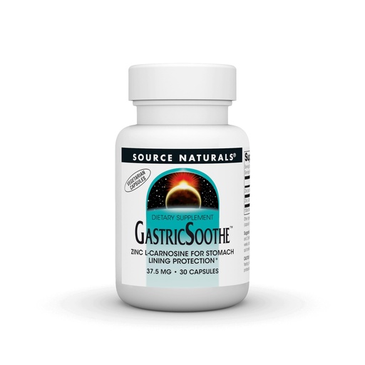[BRSWIYL2DEAQI3D2] Source Naturals GastricSoothe Zinc L-Carnosine* - 30 Veggie Caps