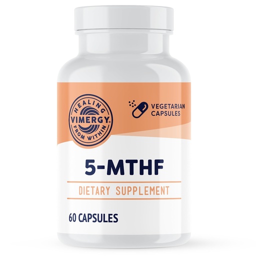 [BRSWYHYCCB7AKELD] Vimergy 5-MTHF Capsules – 60 Servings (1 Capsule/Serving) 8500mcg L-Methylfolate Glucosamine and 500 mcg Vitamin B12 Supplement –Bioavailable Folate Supplement for Women and Men Vegan 5 mthf (60 ct)