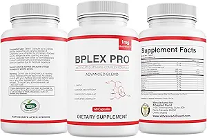 [BRSRMGAPBACQICL2] Advanced Blend MTHFR with 1000 mcg Quatrefolic. 1500 mcg Methylcobalamin with Amino Acids to Aid in Detox. Intrinsic Factor for B12 Absorption. 60 Veggie Capsules.