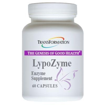 [BRSWGFQ5BMFWG2Q7] TRANSFORMATION THE GENESIS OF GOOD HEALTH LypoZyme Enzyme Supplement, Advance Lipase Enzyme Blend for Healthy Digestion & Nutrient Absorption, Non-GMO,60 Cap