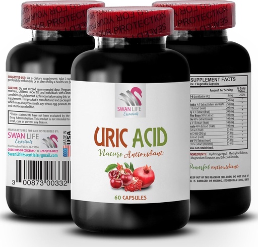 [BRSRA2YZA56QIYL7] Natural Ways to Lower uric Acid - URIC Acid - Supplements for uric Acid, Supplements to Lower uric Acid, Pomegranate Extract, Tart Cherry Juice, Tart Cherry Capsules, Tart Cherry Extract 1Bot 60Caps