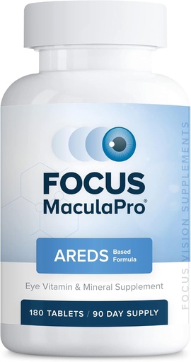[BRSWIF34CICW2HD4] Focus MaculaPro - AREDS-Based Eye Vitamin-Mineral supplement (180 ct. 90 Day Supply) AREDS-Based Vitamins for Non-Smokers - AREDS-Based supplements