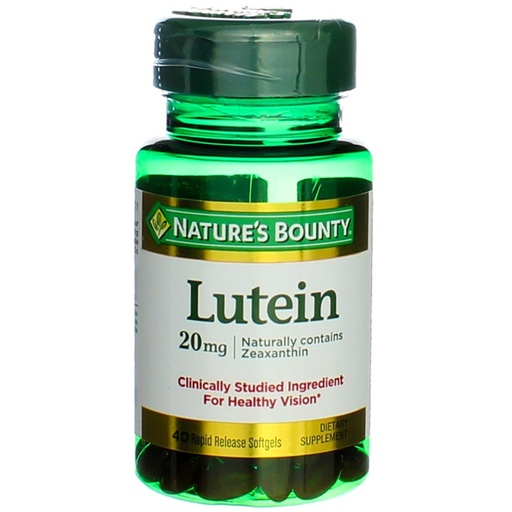 [BRSWIY33A4EAI3I5] Nature's Bounty Lutein -- 20 mg - 40 Softgels