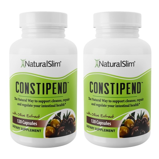 [BRSRMYAYAB4GA2DB] Naturalslim Magnesium Oxide - Constipend for Constipation Relief, Colon Cleanser & Stool Softeners for Women & Men with Magnesium Citrate, Aspartate, & Olive Extract - 120 Vegetable Capsules 2 Pack