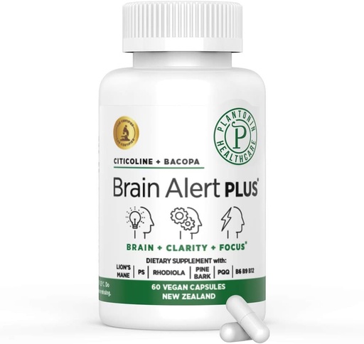 [BRSWYEACDJ4BEDLL] Brain Alert with Citicoline and Bacopa Monnieri