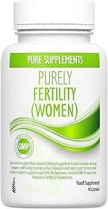 [BRSWYCQTPIDWCA3B] Conception Fertility Supplement for Women | Female Fertility Support | Promotes Ovulation, Regular Cycle, Hormonal Balance | CoQ10, 400µg Methylfolate (Folic Acid), Inositol, Iron, Selenium, Zinc, etc