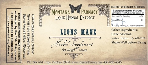 [BRSWIAQIO4GWKDDO] Lions Mane Natural Extract Tincture (Hericium Erinaceus)