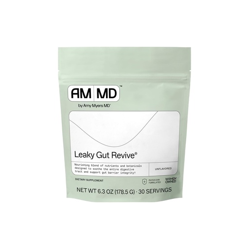 [BRSWGFACC4HGMHI6] Amy Myers MD Leaky Gut Revive - Gluten-Free & Non-Dairy - Botanical Blend for Healthy Gut Support - GI Health Support with Prebiotic Fiber, Slippery Elm Bark & Marshmallow Root - 6.3 oz (30 Servings)