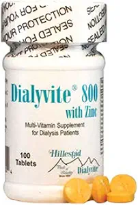 [BRSWG2QBBMCAE2DZ] Dialyvite 800 with Zinc 50 mg - 100 Tablets