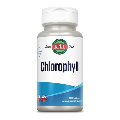 [BRSWIYT3OMAQGFY3] KAL Chlorophyll Tablets, 20 mg, 100 Count