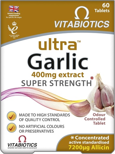 [BRSWI2YFOR5GOGDA] Ultra Garlic Tablets - Pack Of 60 Tablets