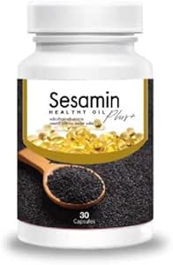 [BRSROAYQDF4B4HTK] Sesamin, Cold-Pressed Black Sesame 30capsules