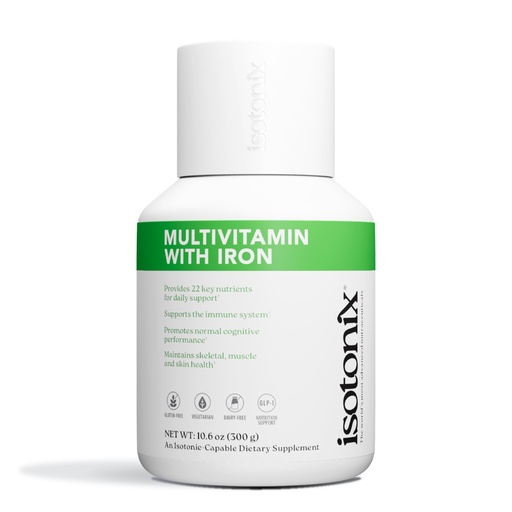 [BRSWGHQOAQAWYETD] Isotonix Multivitamin with Iron — Methylated B-Complex & Antioxidants for Energy, Immune & Nervous System Support, Isotonic Powder, Vegetarian, Gluten-Free, 90 Servings