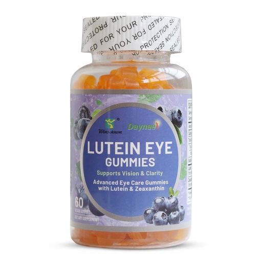 [BRSRAZTQCJ5A4EI3] Lutein Eye Gummies, Blueberry Flavor Eye Care Gummies with Lutein & Zeaxanthin for Adults, 60 Count
