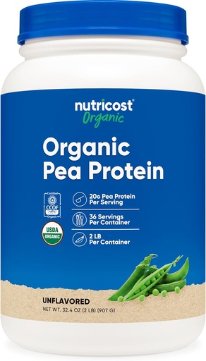 [BRSWYYY2AF7GOEL5] Orgue Nutricosta Pea Protetin Isoteder (LBS) - Unflavod, Certified USDA Organic, Proteïna de Plants, amic Vegetally, Guten Free, No-GMO