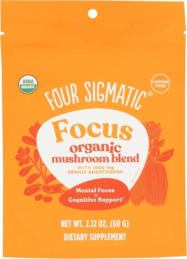 [BRSWYAYPB4PAEE3V] Négy Sigmatic Focus Blend 7 Superfoods Adaptogen Blend Mix Oroszlán sörényével, Cordyceps, Rhodiola, Bacopa & Mucuna