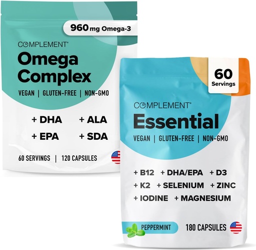 [BRSRAHD3CQMWA2DJ] El complement del complex Omega i dels paquets multivitamins essencials  PROXY Vegan Nutricionals per a la salut d'Optramal i el benestar