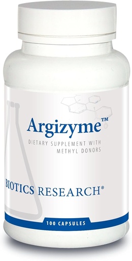 [BRSWGFAFB57GYYA6] Biotics Research Argizyme Nutritional Support for Healthy Kidneys, Amino Acids, Glandular Support, Urinary Tract Health, Beet Powder, Methyl Donor. 100 Capsules