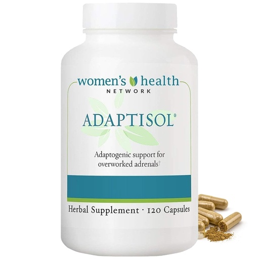 [BRSWIAQDOZ4AI2Q7] Women's Health Network Adaptisol™ - Helps Normalize Cortisol Function and Relieve Adrenal Fatigue & Stress Response - 120 Capsules (30 Day Supply)