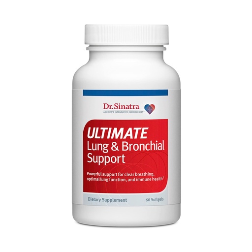 [BRSW2ZI3DEJQKCT2] Dr. Sinatra Ultimate Lung & Bronchial Support Supplement for Lung Health, Clear Breathing, Immune and Heart Health, and Seasonal Respiratory Challenge Support (60 Capsules, 30-Day Supply)