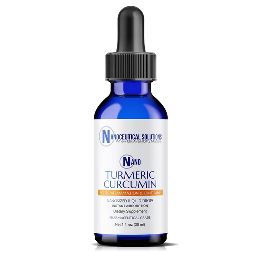 [BRSWYH36CF6AA3T7] NANO TURMERIC CURCUMIN | Highly Bioavailable Nano Particles | Rapid Absorption | Organic Vegan Non-GMO Curcuma Longa | Supports Joints, Digestive, Liver & Heart Health | Easy to use, 30 ml per bottle.