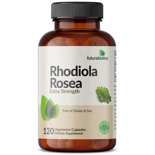[BRSRMBT4OENWYC3B] Futurebiotics Rhodiola Rosea Powder Adaptogenic Herb Vegetarian Capsules, 120 Count