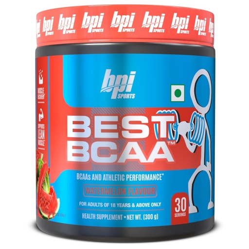 [BRSWIFLYOV6BQFYV] BPI Sports Best BCAA Powder - Muscle Recovery Support - Branched Chain Amino Acids | Building Blocks of Protein and Muscle - Post Workout Recovery – Hydration - Watermelon Ice, 30 Servings